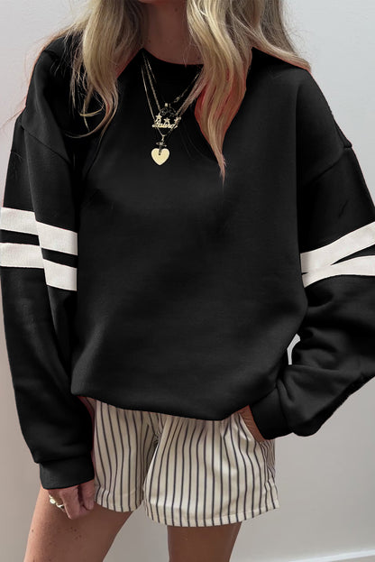 Fiery Red Oversized Sweatshirt