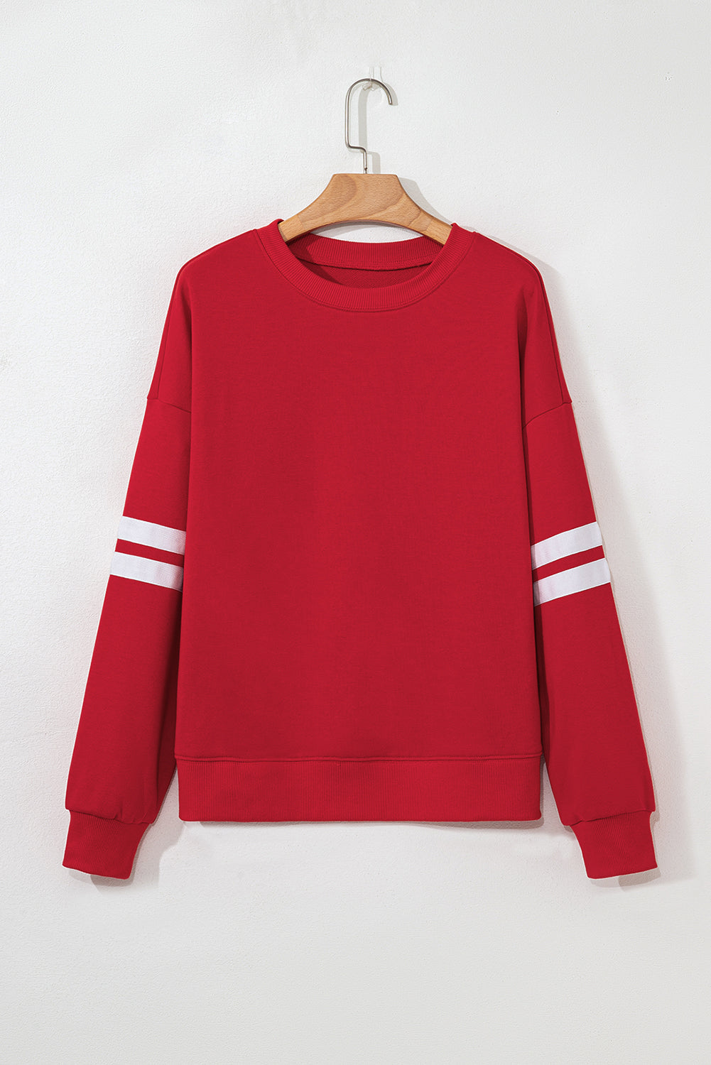 Fiery Red Oversized Sweatshirt