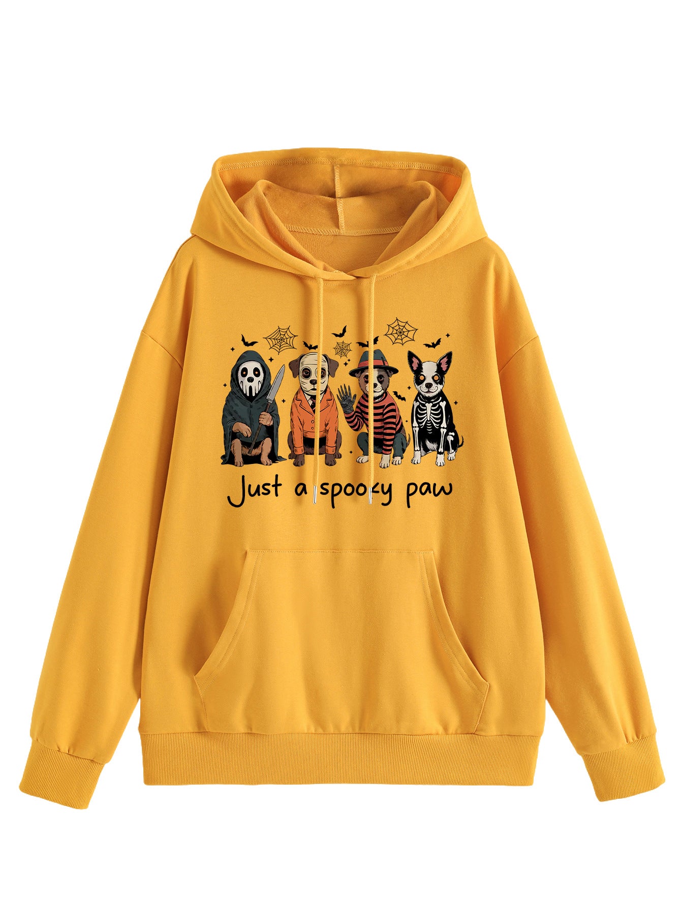 Just a Spooky Paw Hooded Sweatshirt