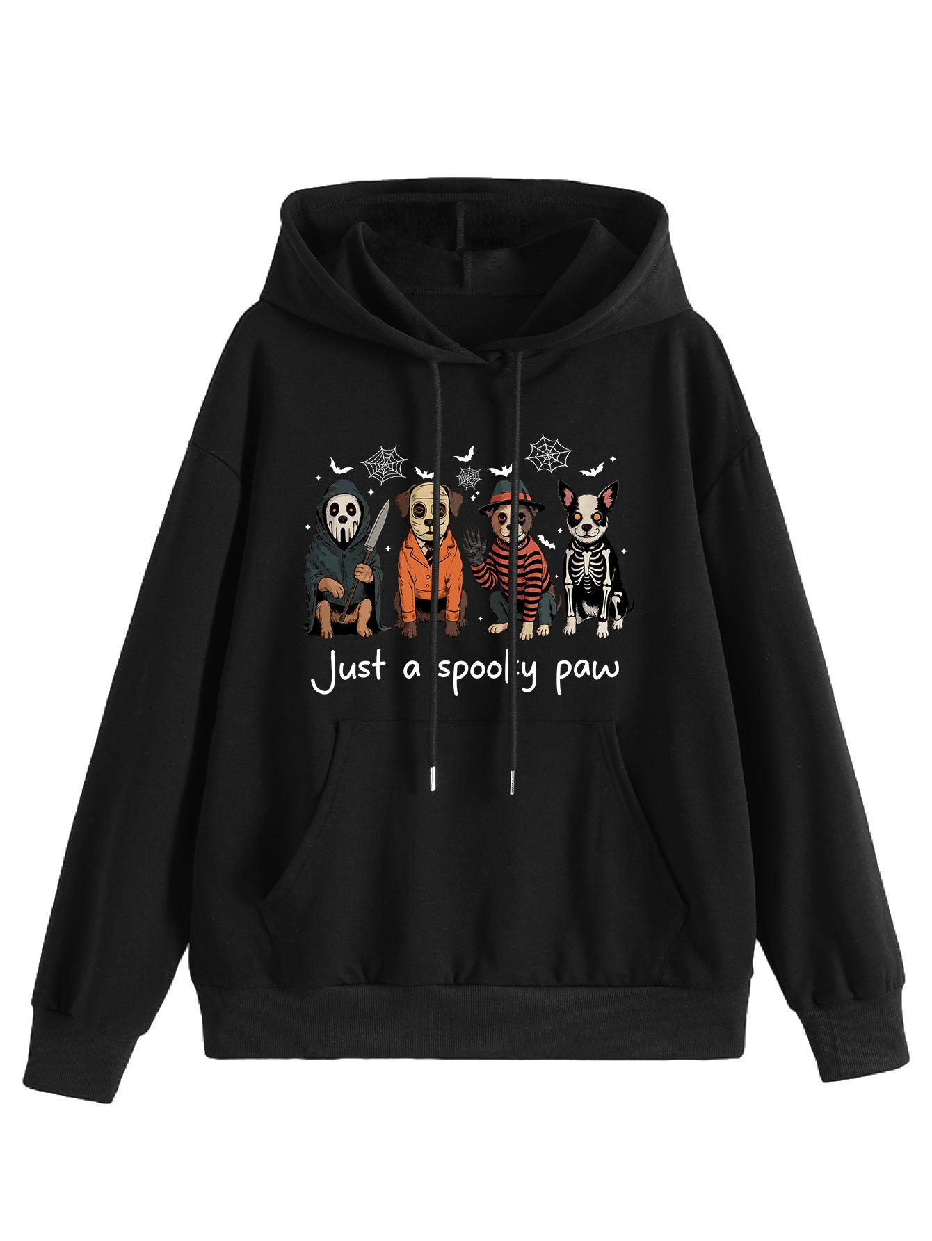 Just a Spooky Paw Hooded Sweatshirt