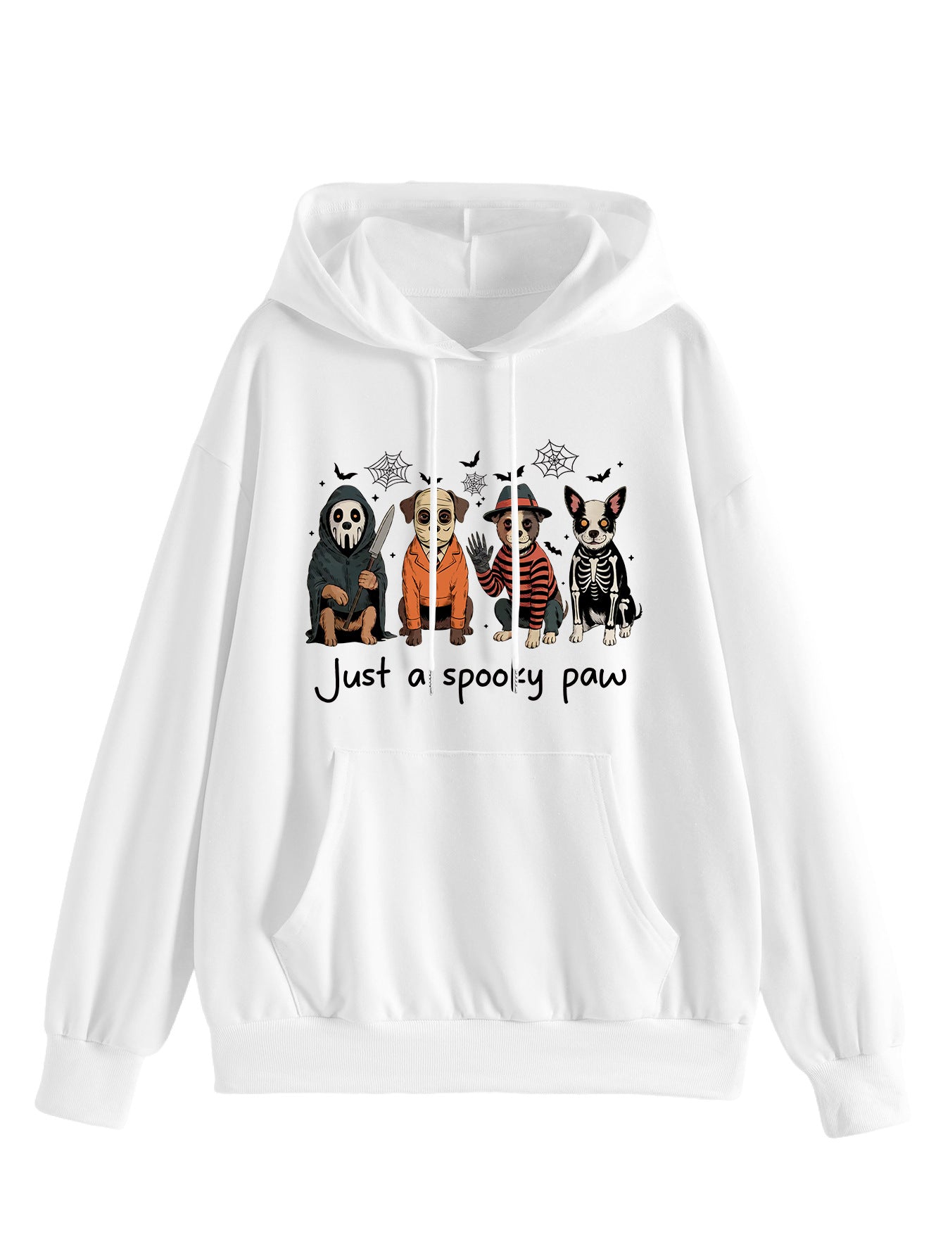 Just a Spooky Paw Hooded Sweatshirt