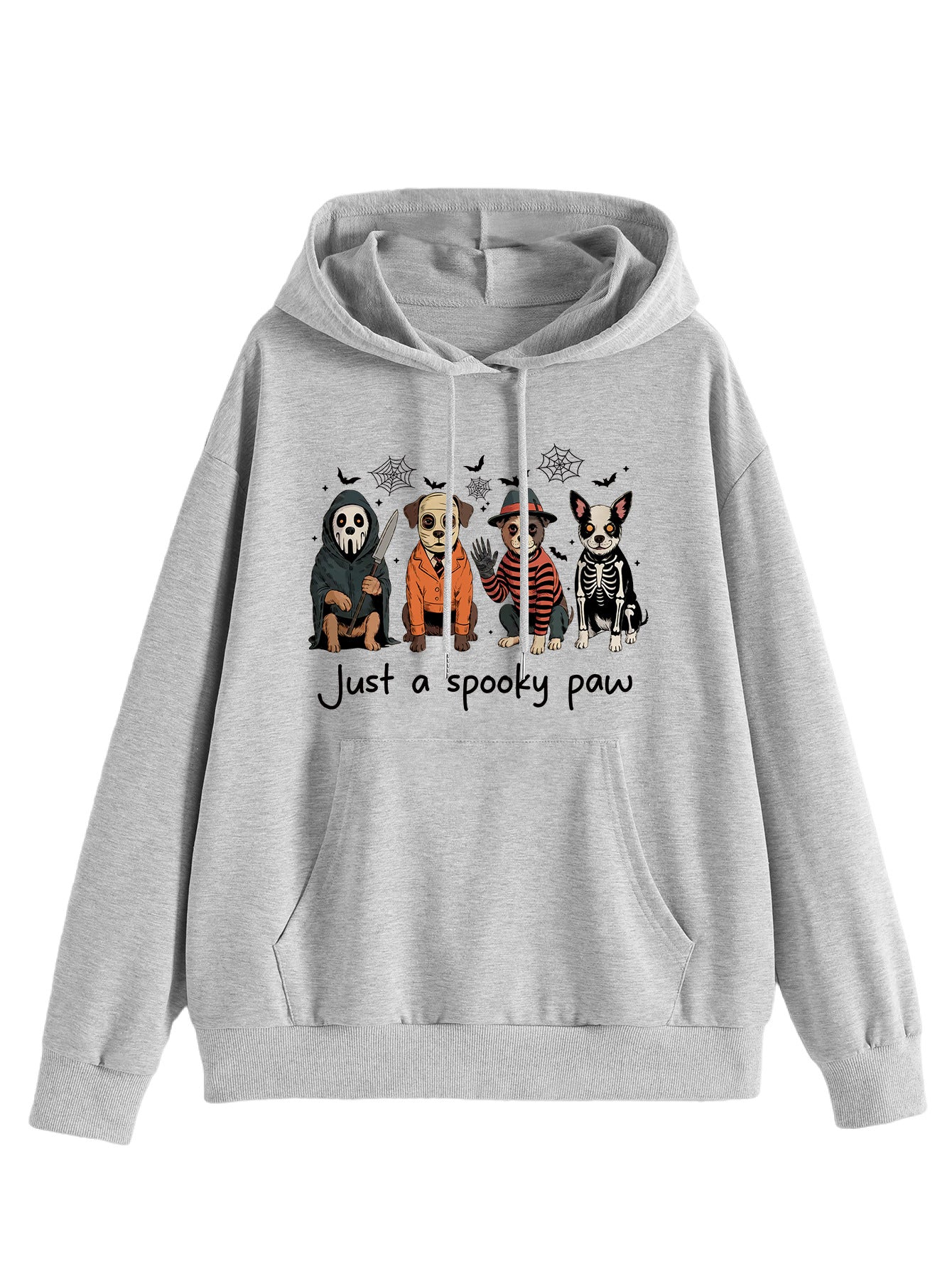 Just a Spooky Paw Hooded Sweatshirt
